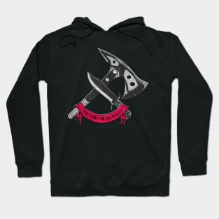 VICTORY OR VALHALLA (red) Hoodie